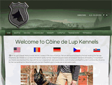 Tablet Screenshot of cainedelup.com